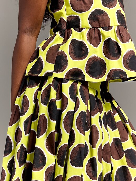 Image number 5 showing, Old Navy x Christopher John Rogers Drop-Waist Midi Skirt