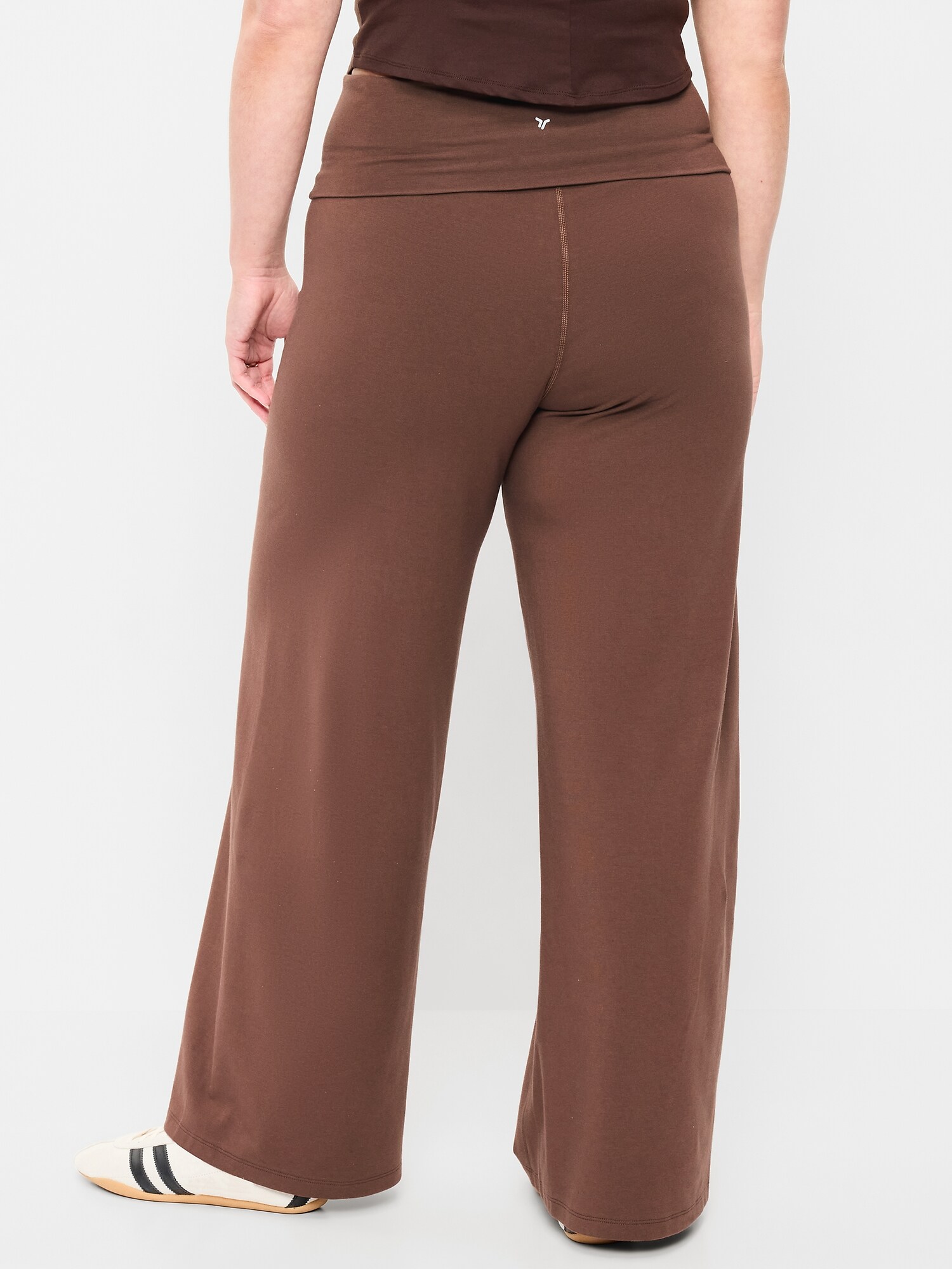 L'image numéro 5 présente Pantalon PowerChill jambe large à taille haute et rabattable