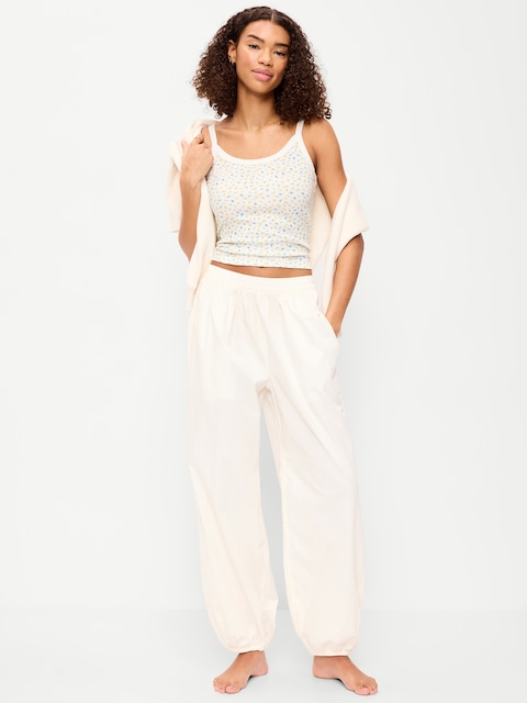 Lightweight Pull-On Parachute Sleep Pants