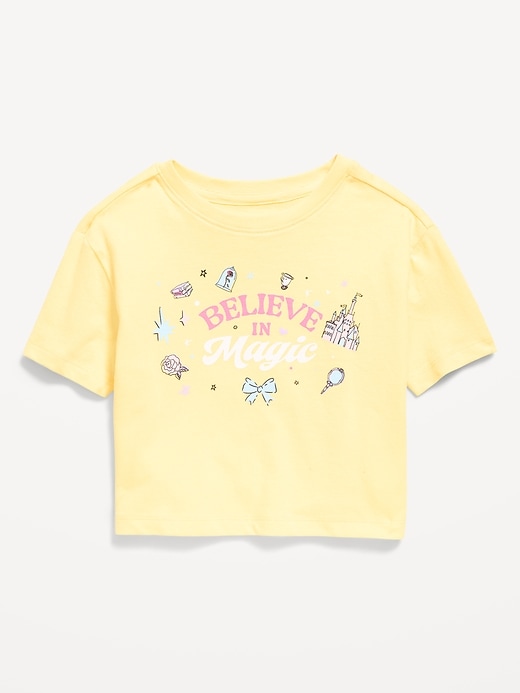 Image number 1 showing, Disney© Princess Oversized Boxy Graphic T-Shirt for Toddler Girls