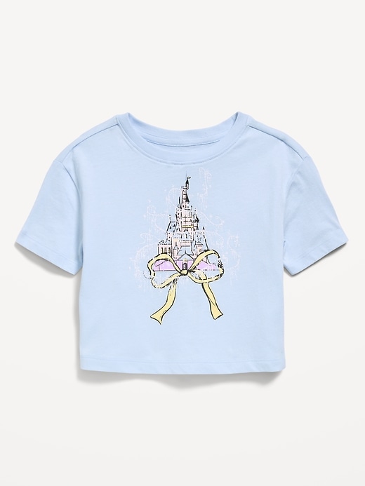 Image number 1 showing, Disney© Princess Oversized Boxy Graphic T-Shirt for Toddler Girls