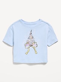 Image number 1 showing, Disney© Princess Oversized Boxy Graphic T-Shirt for Toddler Girls