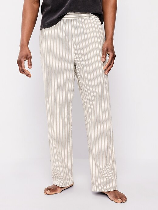 Image number 1 showing, Baggy Poplin Boxer Pajama Pants