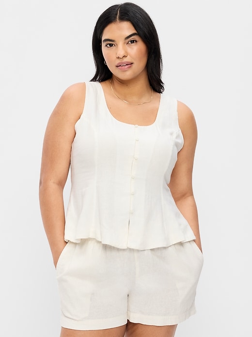 Image number 2 showing, Sleeveless Button-Down Top