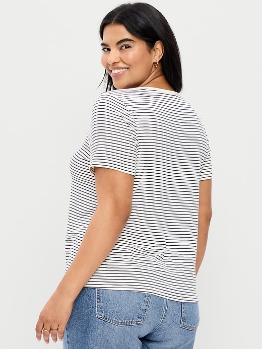 Image number 6 showing, Luxe V-Neck T-Shirt