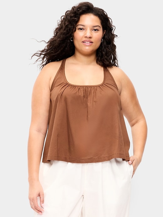 Image number 7 showing, Sleeveless Trapeze Tank Top