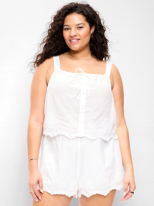 Image number 7 showing, Tie-Front Cami Tank Top