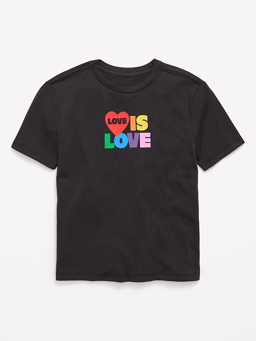 Image number 1 showing, Short-Sleeve Pride Graphic T-Shirt for Boys