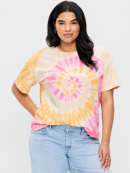 L'image numéro 5 présente T-shirt ras du cou rétro pour femme