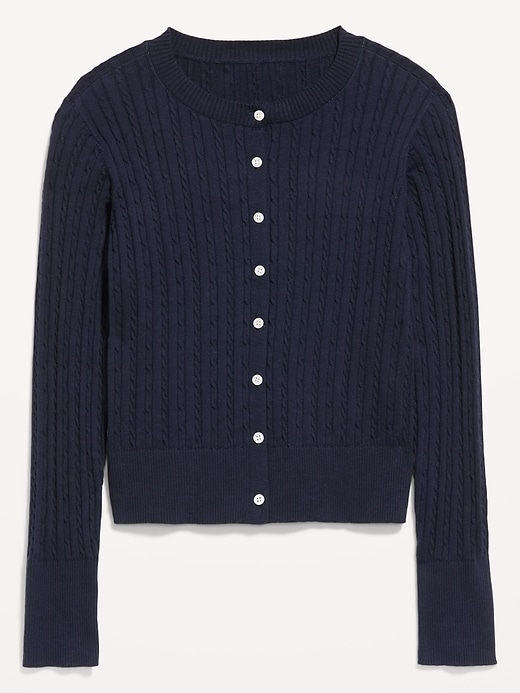 Image number 4 showing, SoSoft Crew-Neck Cardigan Sweater