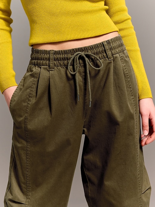 Image number 5 showing, Old Navy x Christopher John Rogers High-Waisted Pull-On Utility Barrel Pants