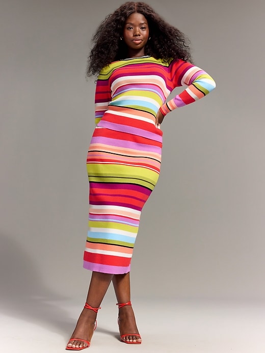 Image number 3 showing, Old Navy x Christopher John Rogers Long-Sleeve Back Keyhole Sweater