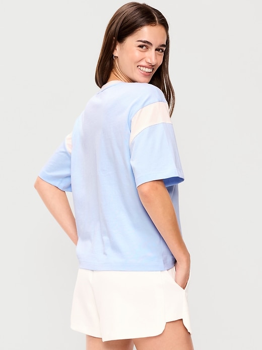 Image number 2 showing, Short-Sleeve Loose Crew-Neck T-Shirt