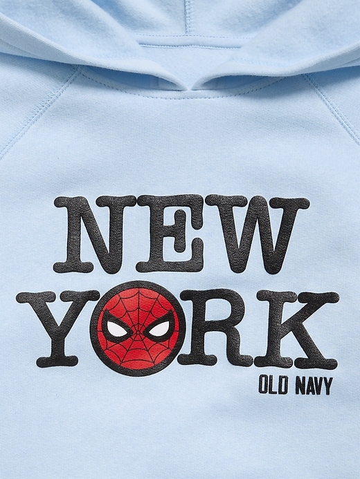 L'image numéro 4 présente Chandail à capuchon surdimensionné Spider-Man Old Navy x Marvel pour garçon