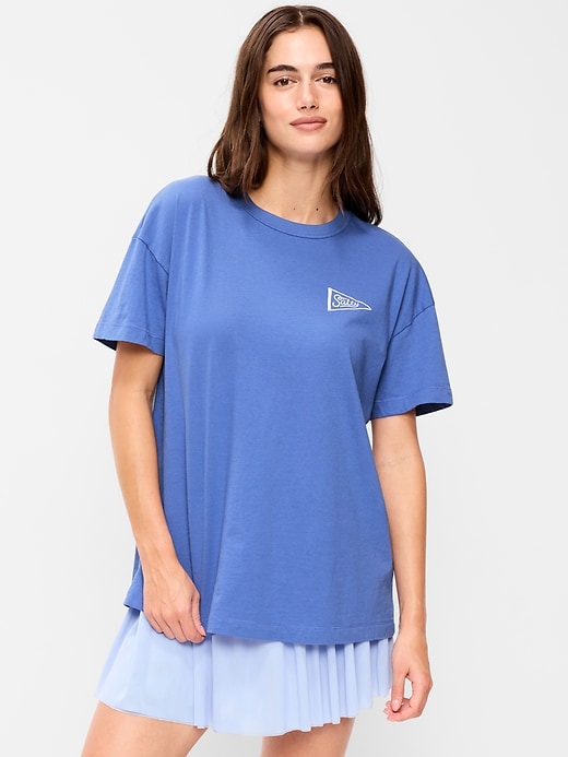 Image number 1 showing, Oversized EveryWear Tunic T-Shirt