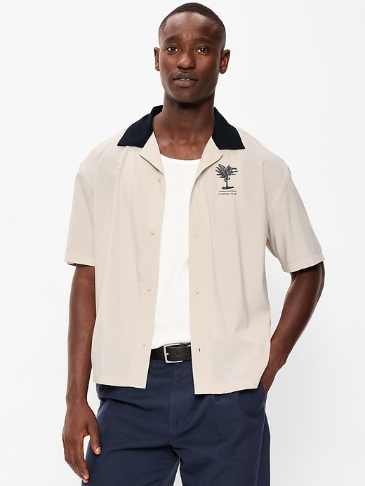 Image number 1 showing, Short-Sleeve Heavyweight Graphic Shirt