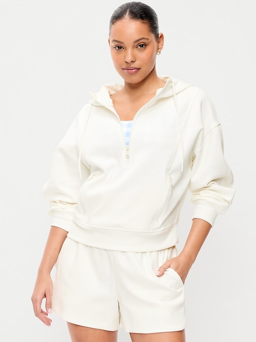 Image number 1 showing, Dynamic Fleece Half-Zip Hoodie Sweatshirt