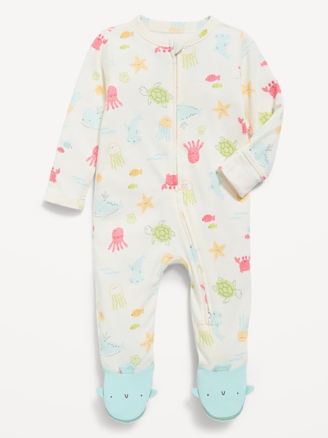 UNE-PIÈCE NUIT OU JEU À PIEDS À GLISSIÈRE À DOUBLE SENS POUR BÉBÉ