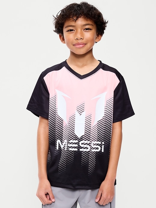 L'image numéro 1 présente T-shirt en jersey à imprimé de Messi™ pour garçon