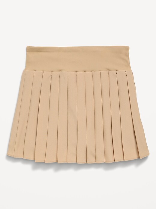 L'image numéro 1 présente Jupe-short Performance plissée à taille haute pour Fille
