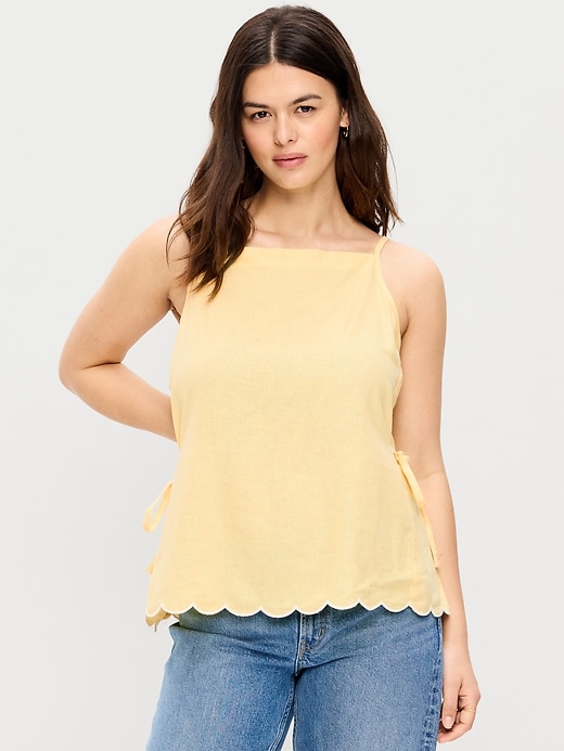 Image number 5 showing, Apron Side-Tie Tank Top