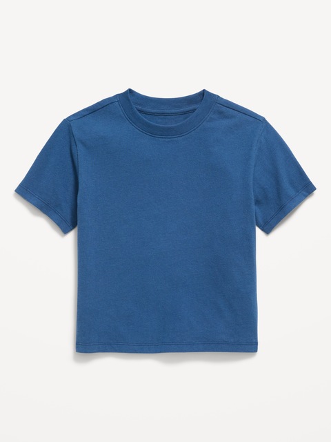 Oversized Short-Sleeve Heavyweight T-Shirt for Toddler Boys