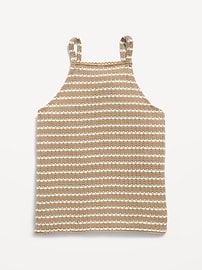 Image number 3 showing, Sleeveless Jacquard Knit Top for Girls