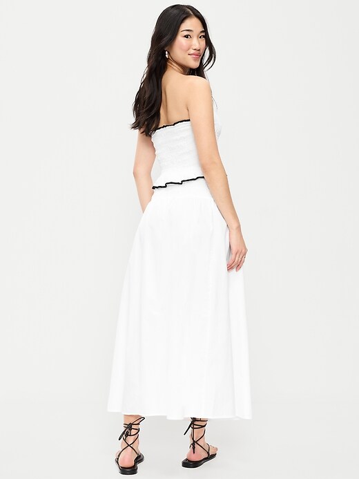 Image number 3 showing, Smocked-Waist Maxi Skirt