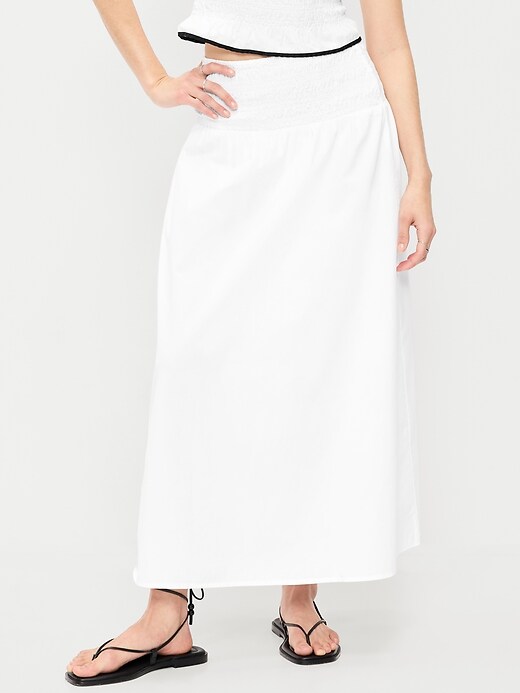 Image number 2 showing, Smocked-Waist Maxi Skirt