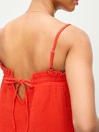 Image number 3 showing, Maternity Crinkle Gauze Tank Top