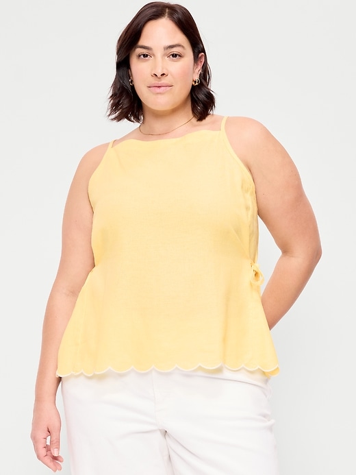 Image number 7 showing, Apron Side-Tie Tank Top