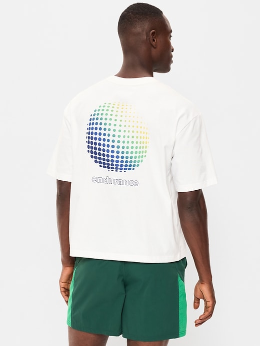 Image number 2 showing, Heavyweight Graphic Cropped T-Shirt