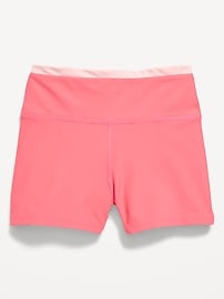 Image number 5 showing, PowerSoft High-Waisted Shorts for Girls