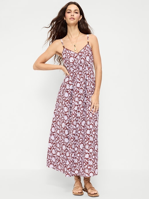 Image number 1 showing, Sleeveless Boho Maxi Dress