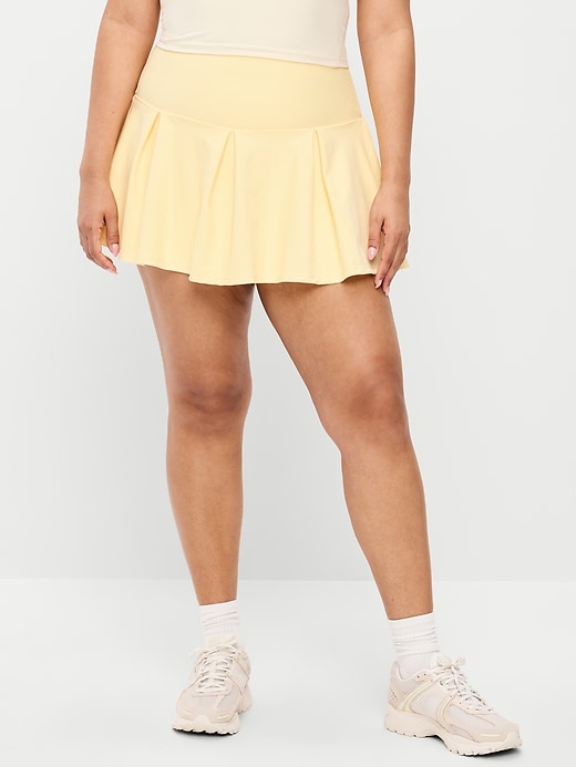 L'image numéro 4 présente Jupe-short PowerSoft à taille très haute tombante