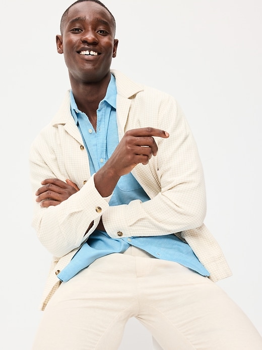 Image number 3 showing, Classic Fit Everyday Linen-Blend Shirt