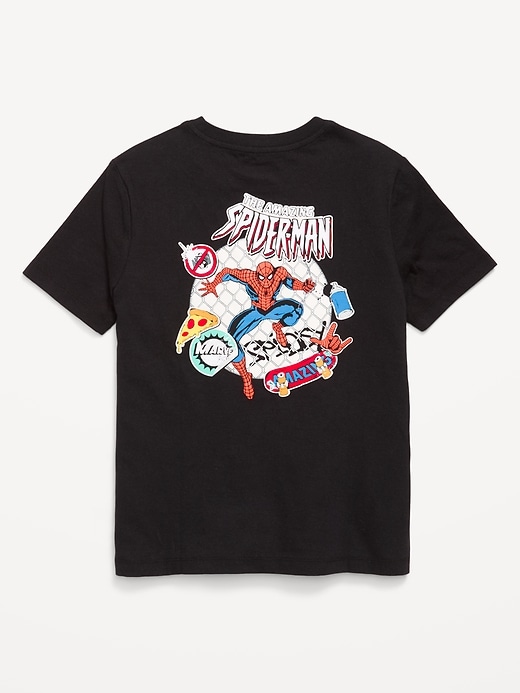 Image number 3 showing, Marvel™ Spider-Man Gender-Neutral Graphic T-Shirt for Kids