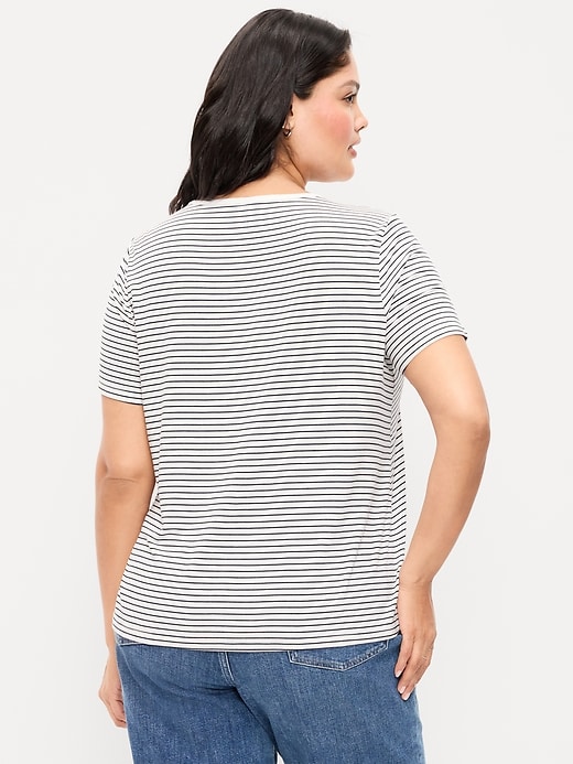 Image number 8 showing, Luxe V-Neck T-Shirt