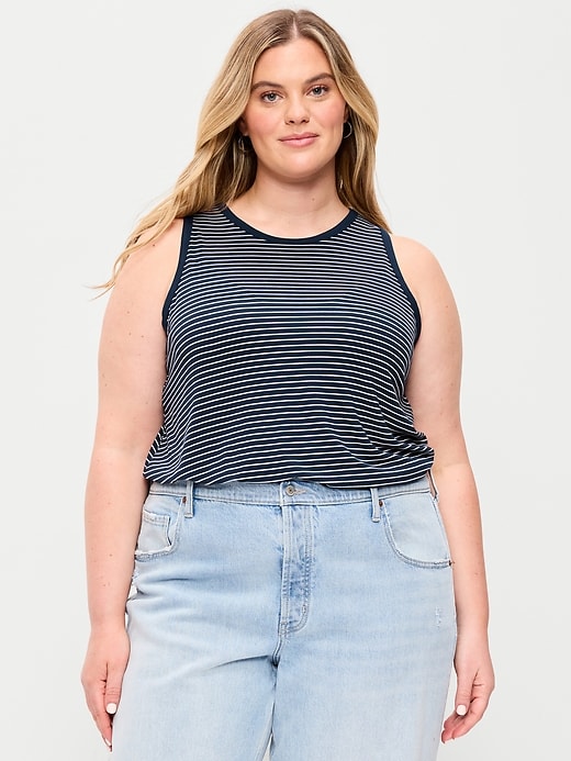 Image number 7 showing, Luxe High-Neck Tank Top