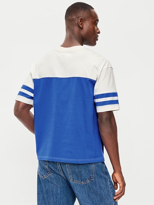 Image number 2 showing, Heavyweight Short-Sleeve Football-Style T-Shirt