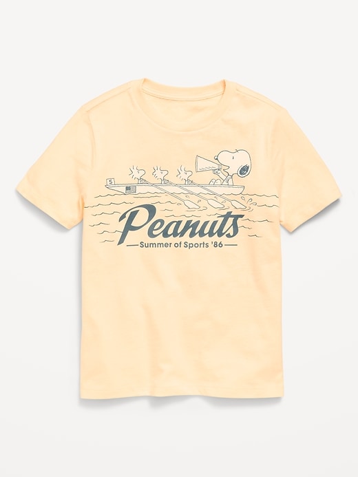 Image number 1 showing, Peanuts™ Snoopy Gender-Neutral Graphic T-Shirt for Kids