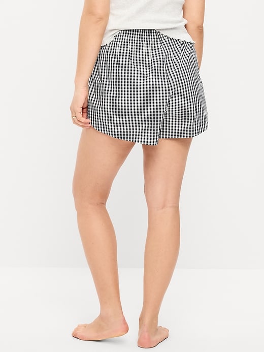 Image number 5 showing, Classic Poplin Boxer Pajama Shorts