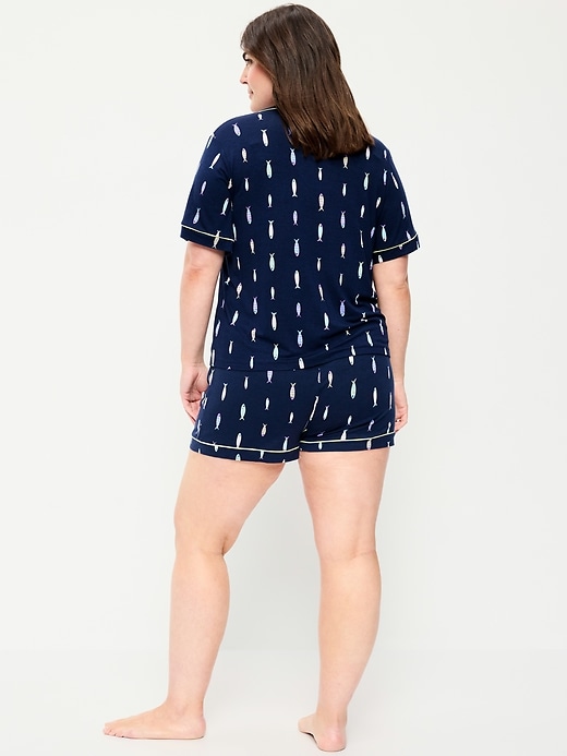 Image number 6 showing, Sunday Sleep Knit Jersey Short Set