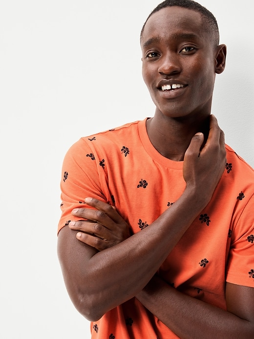 L'image numéro 3 présente T-shirt ras du cou