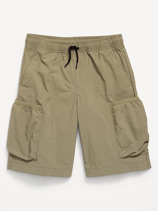 Image number 4 showing, Below Knee Super Baggy Ripstop Cargo Shorts for Boys