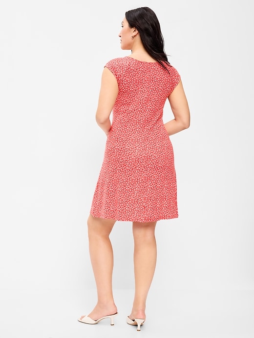 Image number 8 showing, Short-Sleeve Scoop-Neck Mini Dress