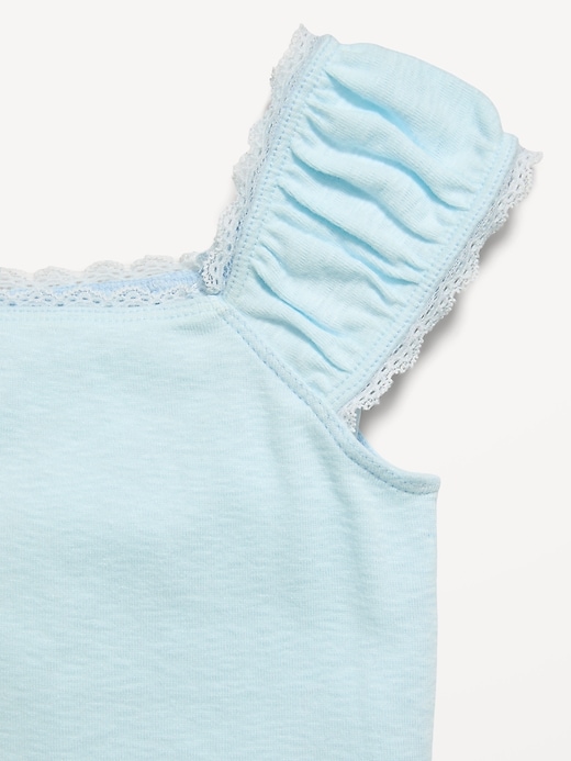 Image number 4 showing, Short-Sleeve Ribbed Top for Girls