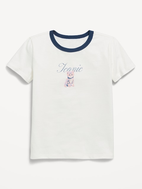 Short-Sleeve Graphic T-Shirt for Girls