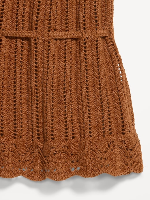 Image number 6 showing, Seaside Cotton Pointelle Peplum Tank Top