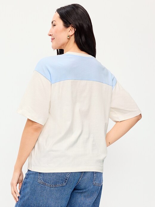 Image number 6 showing, Short-Sleeve Loose Crew-Neck T-Shirt